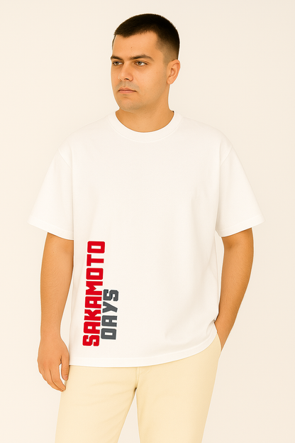 Oversized Sakamoto Group Anime T-Shirt