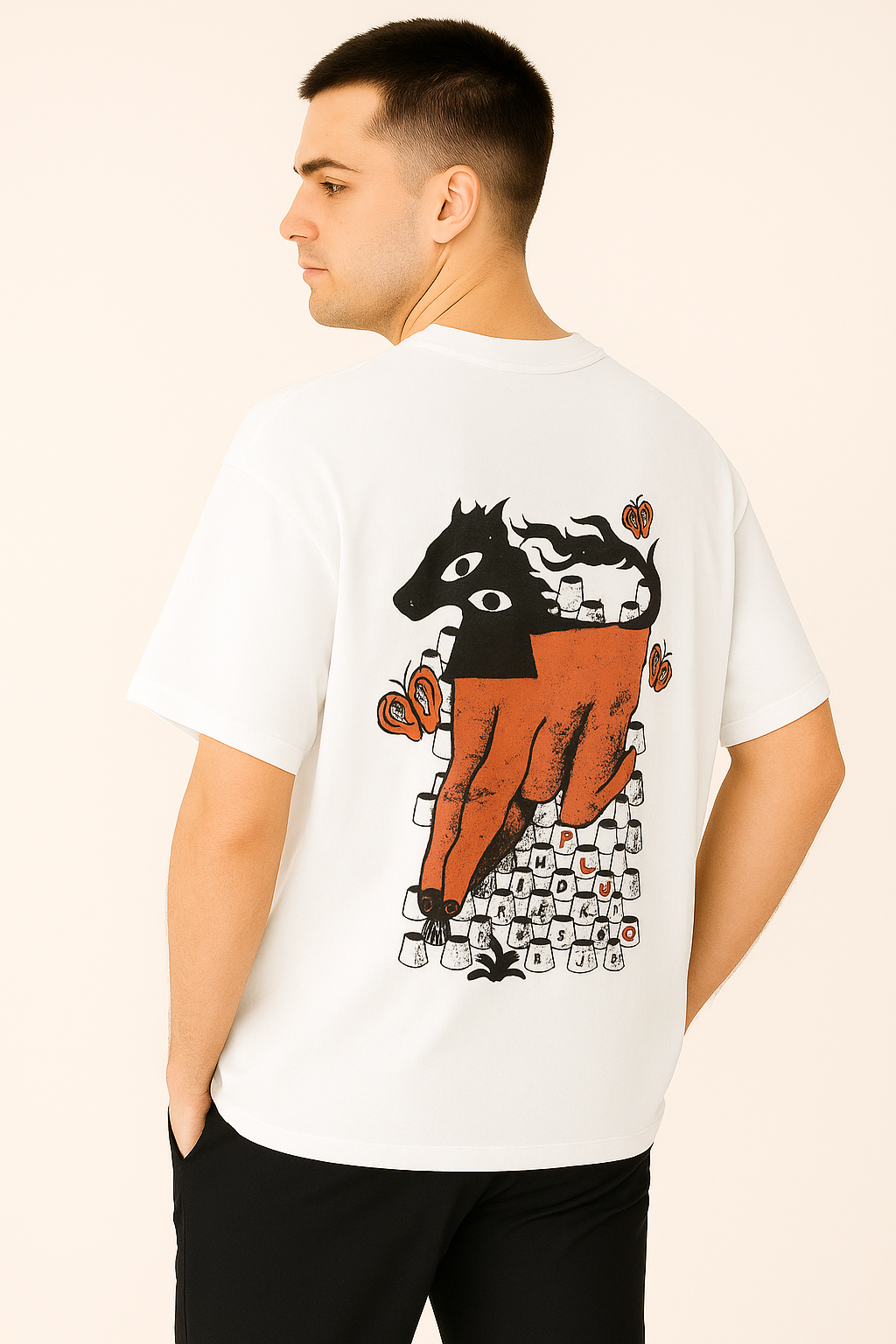 Oversized "Hand Art" Anime T-Shirt – Wear the Expression