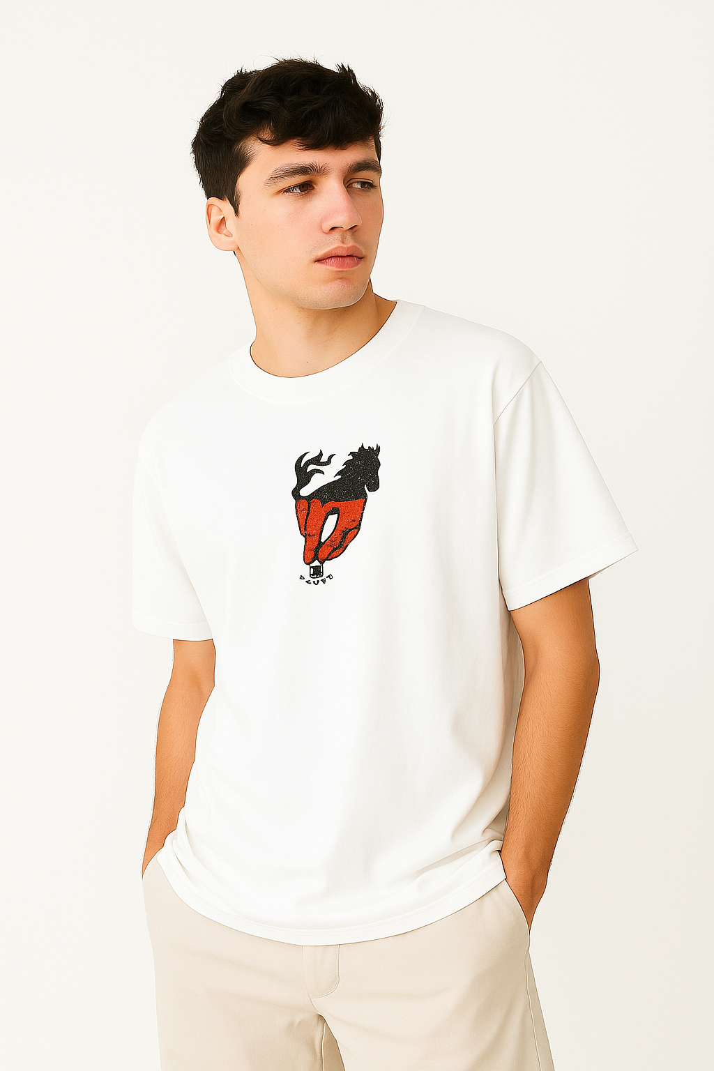 Oversized "Hand Art" Anime T-Shirt – Wear the Expression