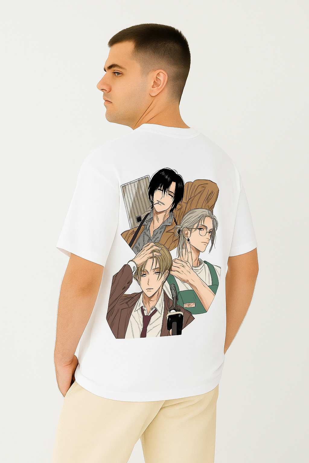 Oversized Sakamoto Group Anime T-Shirt