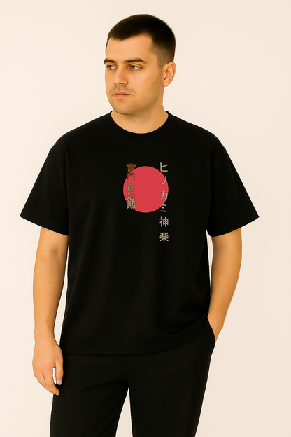 Oversized Men's Tanjiro Anime T-Shirt – 100% Cotton | Breathable &amp; Bold