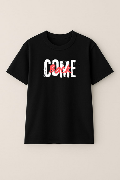 Oversized "Come Back" Anime T-Shirt – 100% Cotton | Breathable, Durable, Bold