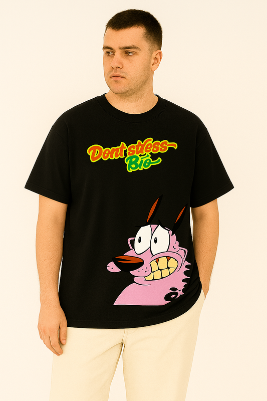 Oversized "Don’t Stress" Anime T-Shirt – Chill in Style