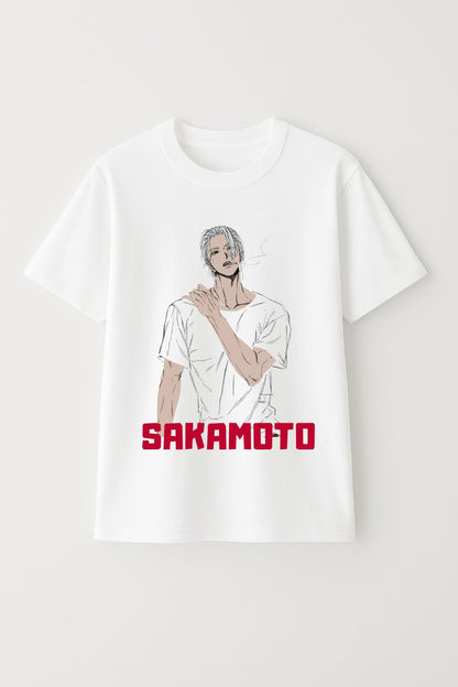 Oversized Men's Sakamoto Days Anime T-Shirt – 100% Cotton | Built for Comfort &amp; Cool
